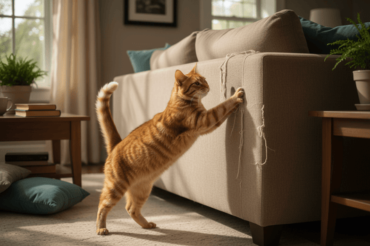 Pourquoi mon chat fait ses griffes sur le canapé ? - Miaouland
