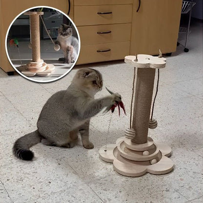 Arbre à chat en bois | Design Scandinave - Miaouland