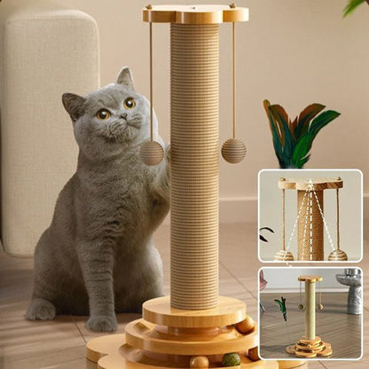 Arbre à chat en bois | Design Scandinave - Miaouland