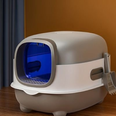 Bac à litière chat | Spacieux anti - odeurs - Miaouland