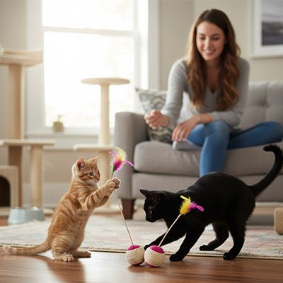 Balle chat | Interactive - Miaouland