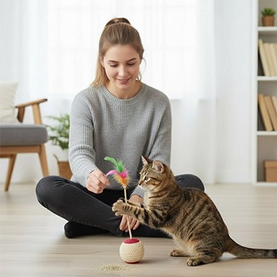 Balle chat | Interactive - Miaouland