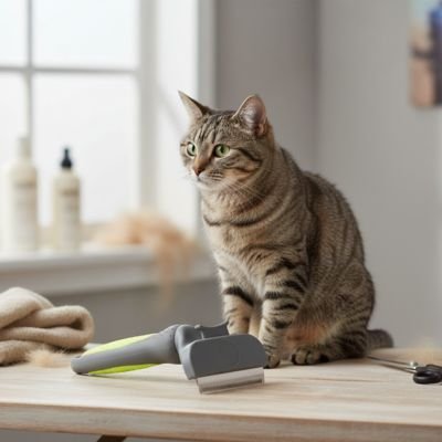 Brosse pour Chat | Anti - Poils Premium - Miaouland