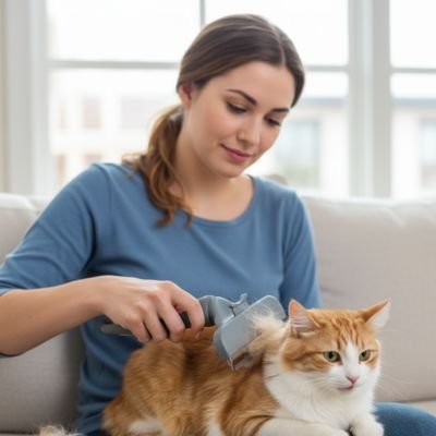 Brosse pour Chat | Anti - Poils Premium - Miaouland