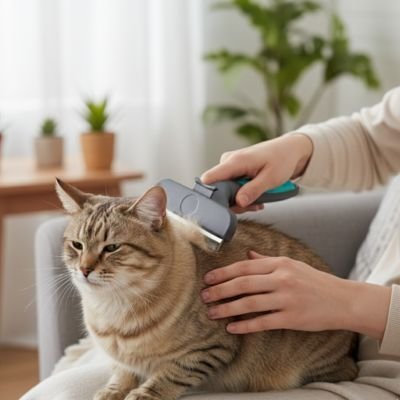 Brosse pour Chat | Anti - Poils Premium - Miaouland