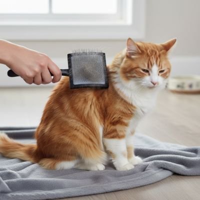 Brosse pour chat poil long | Anti - nœuds Premium - Miaouland