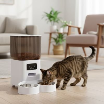 Distributeur de croquettes pour chat | Programmable - Miaouland