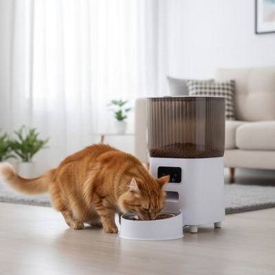 Distributeur de croquettes pour chat | Programmable - Miaouland
