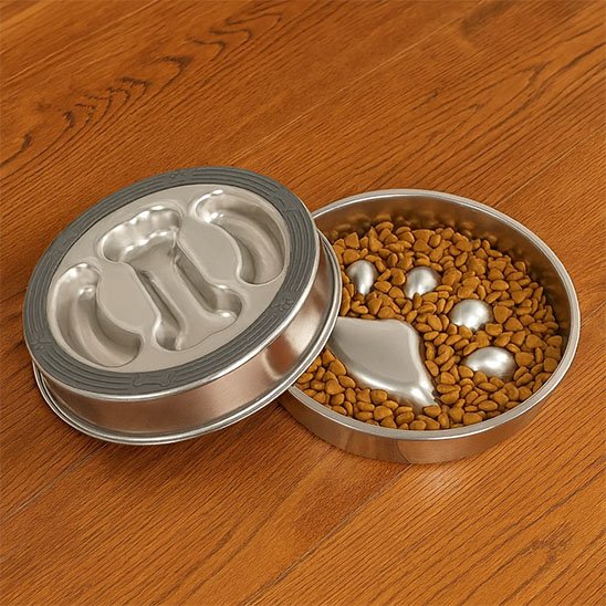 Gamelle anti glouton chat