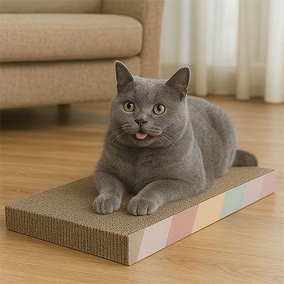 Griffoir en carton pour Chat | Éco - Protect - Miaouland