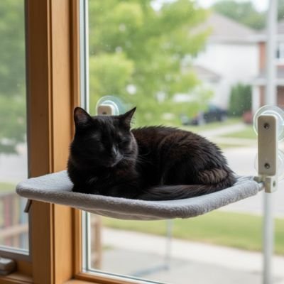 Hamac pour chat fenêtre | Confort Félin - Miaouland